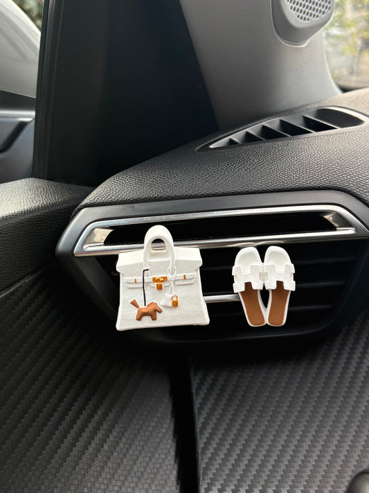 Sac Diffuseur & claquette Blanc Neige