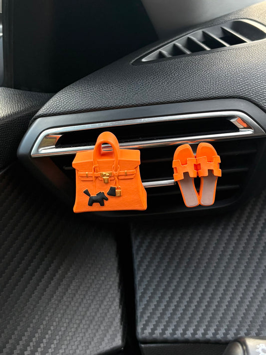 Sac Diffuseur & claquette Orange Pop