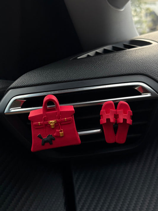 Sac Diffuseur & claquette Rouge Diva