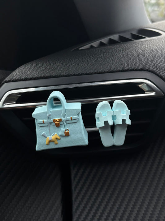 Sac Diffuseur & claquette Bleu Baby