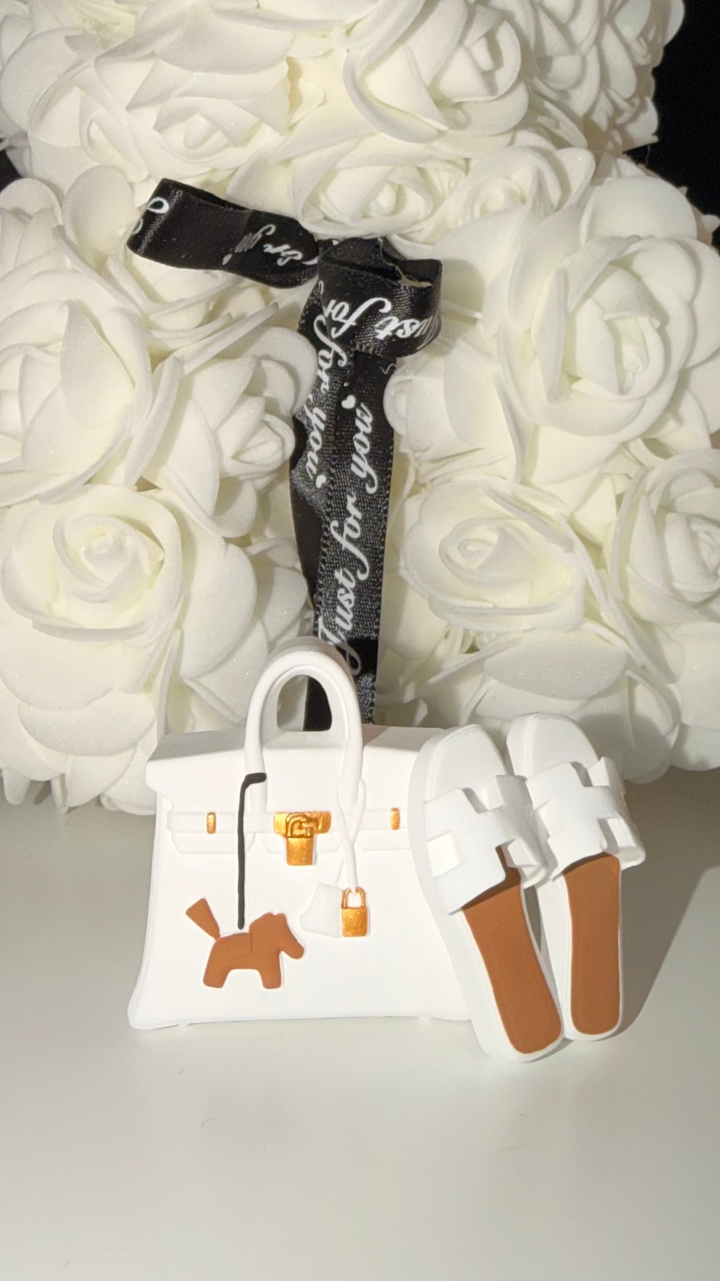 Sac Diffuseur & claquette Blanc Neige