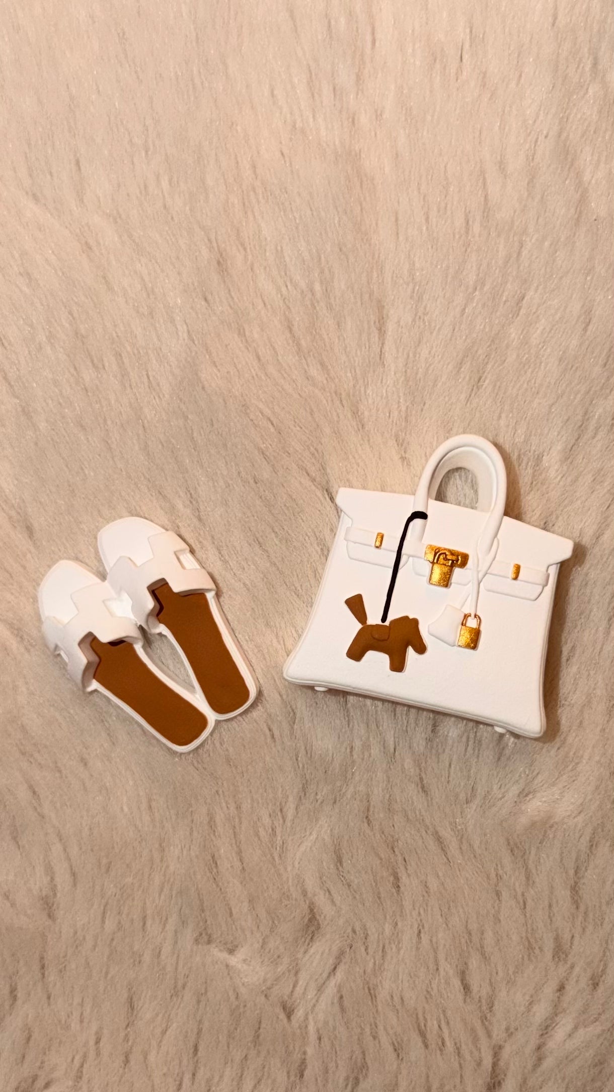 Sac Diffuseur & claquette Blanc Neige