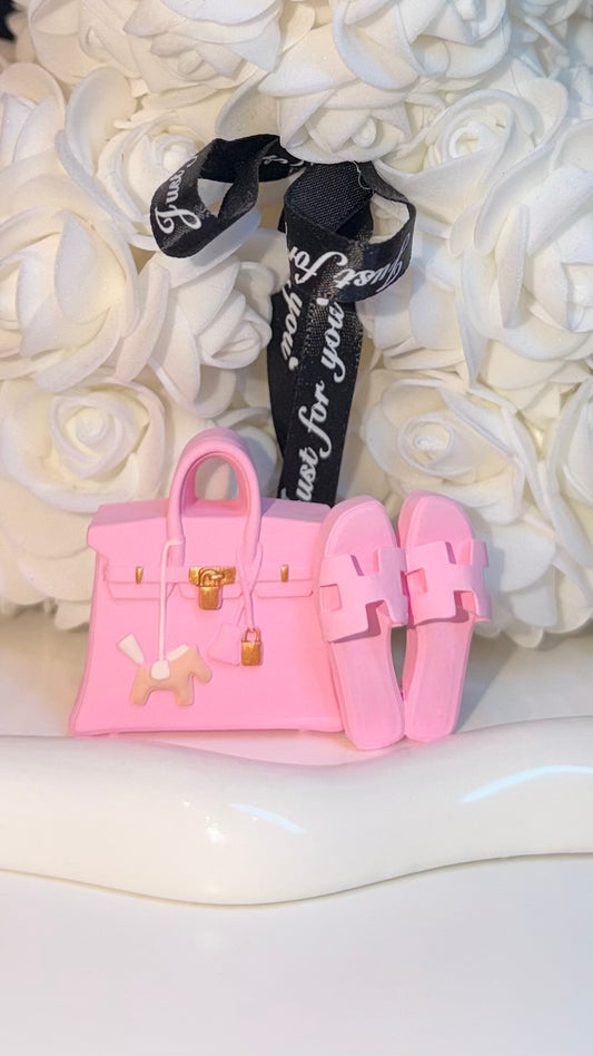 Sac Diffuseur & claquette Rose Barbie