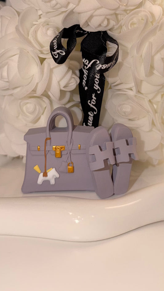 Sac Diffuseur & claquette Gris Silver